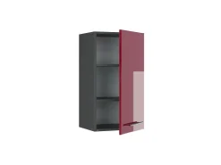 Sale Vicco Hängeschrank Fame-Line Hängender Küchenschrank Bordeaux Hochglanz/Weiß 45 cm Küchenschränke