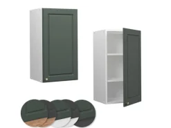 Best Vicco Hängeschrank Fame-Line Hängender Küchenschrank Grün-Gold Landhaus/Weiß 40 cm Küchenschränke