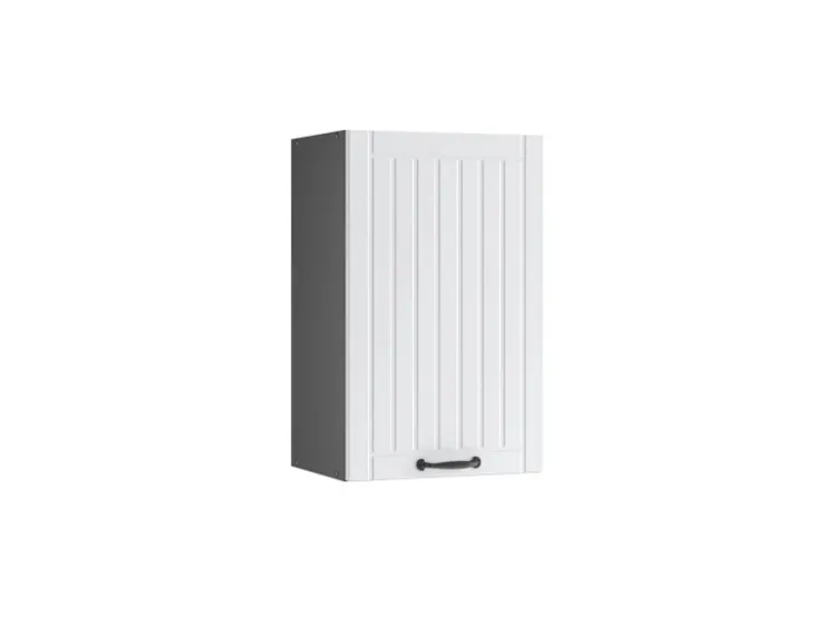 Clearance Vicco Hängeschrank Fame-Line Hängender Küchenschrank Landhaus/Anthrazit 45 cm Weiß