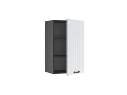 Clearance Vicco Hängeschrank Fame-Line Hängender Küchenschrank Landhaus/Anthrazit 45 cm Weiß