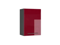 Online Vicco Hängeschrank Fame-Line Hängender Küchenschrank Bordeaux Hochglanz/Anthrazit 50 cm Bordeaux-Glanz