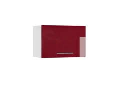 Vicco Hängeschrank Fame-Line Hängender Küchenschrank Bordeaux Hochglanz/Weiß 60 cm Flach Bordeaux-Glanz