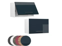 Clearance Vicco Hängeschrank Fame-Line Hängender Küchenschrank Hochglanz/Weiß 60 cm Flach Küchenschränke