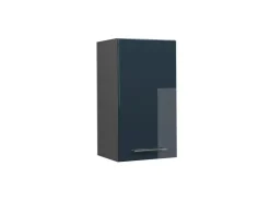 Best Vicco Hängeschrank Fame-Line Hängender Küchenschrank Hochglanz/Anthrazit 40 cm Dunkelblau