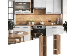 Best Vicco Hängeschrank Fame-Line Offener Küchenschrank Goldkraft /Goldkraft 15 cm Eiche