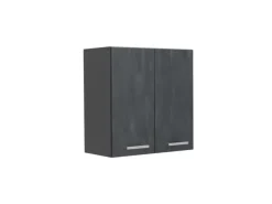 Sale Vicco Hängeschrank R-Line Hängender Küchenschrank Schwarz Beton/Anthrazit 60 cm Herde|Kochfelder