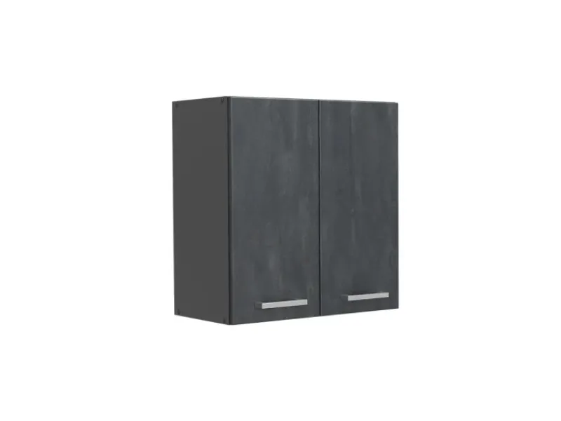 Sale Vicco Hängeschrank R-Line Hängender Küchenschrank Schwarz Beton/Anthrazit 60 cm Herde|Kochfelder