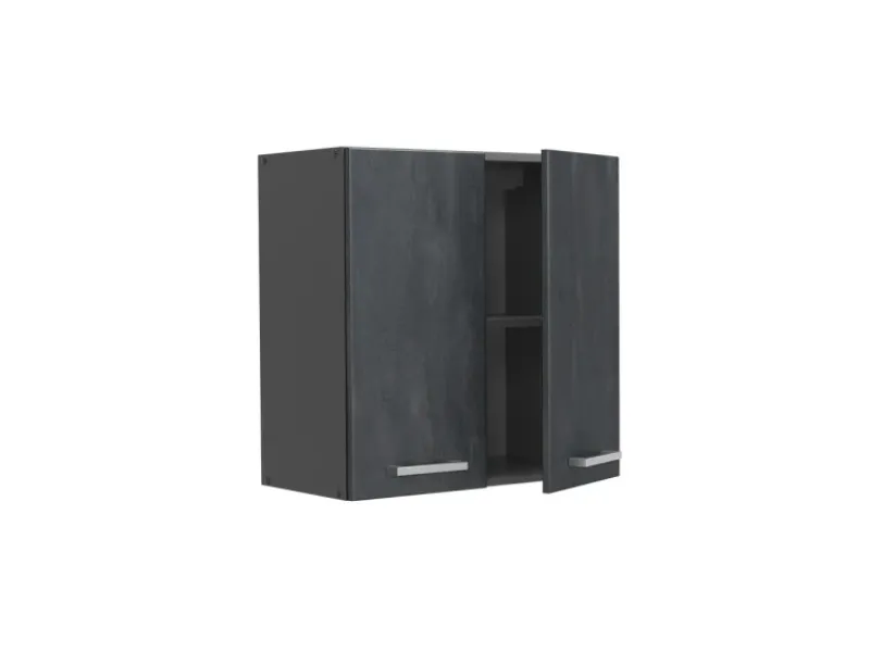 Sale Vicco Hängeschrank R-Line Hängender Küchenschrank Schwarz Beton/Anthrazit 60 cm Herde|Kochfelder