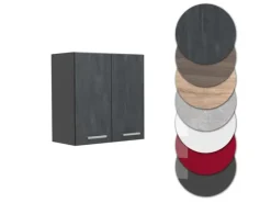 Sale Vicco Hängeschrank R-Line Hängender Küchenschrank Schwarz Beton/Anthrazit 60 cm Herde|Kochfelder