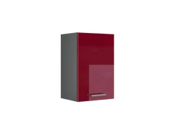 Küchenschränke<Vicco Hängeschrank R-Line Hängender Küchenschrank Bordeaux Hochglanz/Anthrazit 40 cm Bordeaux-Glanz