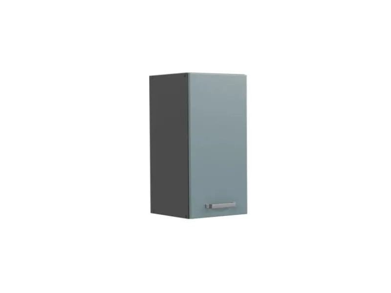 Sale Vicco Hängeschrank R-Line Hängender Küchenschrank Blau-Grau/Anthrazit 30 cm Pfannen|Küchenschränke
