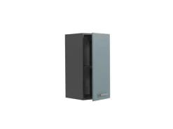 Sale Vicco Hängeschrank R-Line Hängender Küchenschrank Blau-Grau/Anthrazit 30 cm Pfannen|Küchenschränke