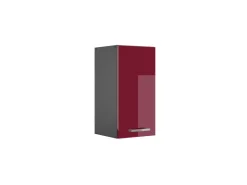 Best Vicco Hängeschrank R-Line Hängender Küchenschrank Bordeaux Hochglanz/Weiß 30 cm Bordeaux-Glanz