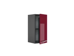 Best Vicco Hängeschrank R-Line Hängender Küchenschrank Bordeaux Hochglanz/Weiß 30 cm Bordeaux-Glanz