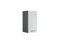 Hot Vicco Hängeschrank R-Line Hängender Küchenschrank Hochglanz/Anthrazit 30 cm Pfannen