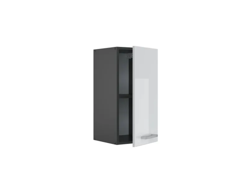 Hot Vicco Hängeschrank R-Line Hängender Küchenschrank Hochglanz/Anthrazit 30 cm Pfannen