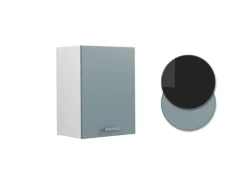 Outlet Vicco Hängeschrank R-Line Hängender Küchenschrank Blau-Grau/Weiß 45 cm Blaugrau