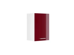 Küchenschränke<Vicco Hängeschrank R-Line Hängender Küchenschrank Bordeaux Hochglanz/Weiß 40 cm Bordeaux-Glanz