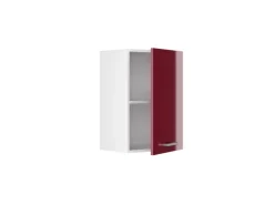 Küchenschränke<Vicco Hängeschrank R-Line Hängender Küchenschrank Bordeaux Hochglanz/Weiß 40 cm Bordeaux-Glanz
