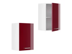 Küchenschränke<Vicco Hängeschrank R-Line Hängender Küchenschrank Bordeaux Hochglanz/Weiß 40 cm Bordeaux-Glanz