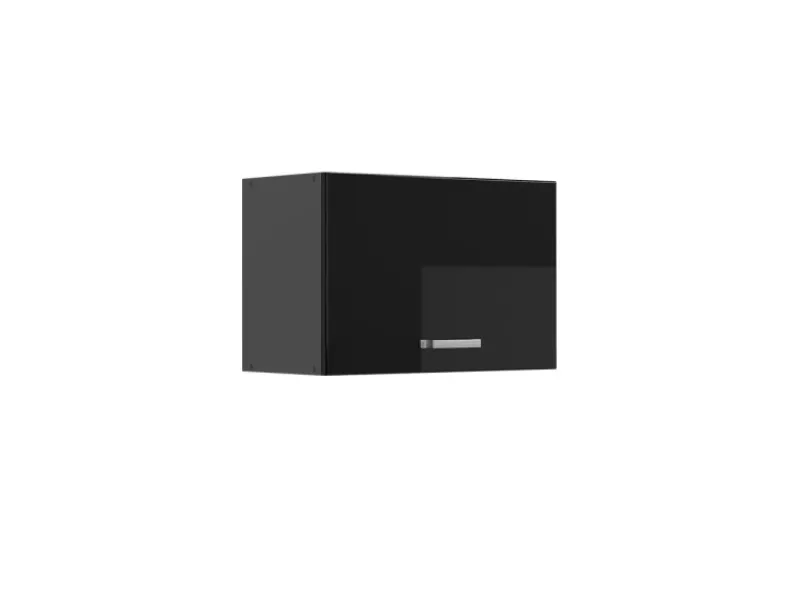 Online Vicco Hängeschrank R-Line Hängender Küchenschrank Schwarz Hochglanz/Anthrazit 60 cm Flach Küchenschränke