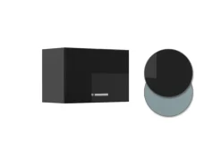 Online Vicco Hängeschrank R-Line Hängender Küchenschrank Schwarz Hochglanz/Anthrazit 60 cm Flach Küchenschränke
