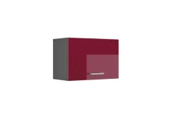 Küchenschränke<Vicco Hängeschrank R-Line Hängender Küchenschrank Bordeaux Hochglanz/Anthrazit 60 cm Flach Bordeaux-Glanz
