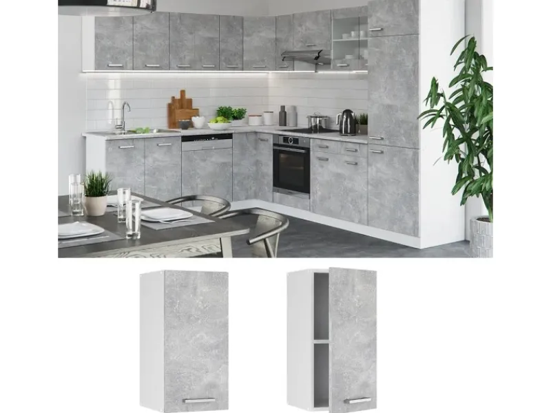 Best Vicco Hängeschrank R-Line Hängender Küchenschrank /Weiß 40 cm Küchenschränke|Einbauküchen