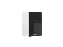 Outlet Vicco Hängeschrank R-Line Hängender Küchenschrank Schwarz Hochglanz/Weiß 40 cm Küchenschränke