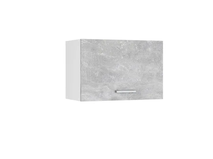 Küchenschränke<Vicco Hängeschrank R-Line Hängender Küchenschrank /Weiß 60 cm Flach Beton