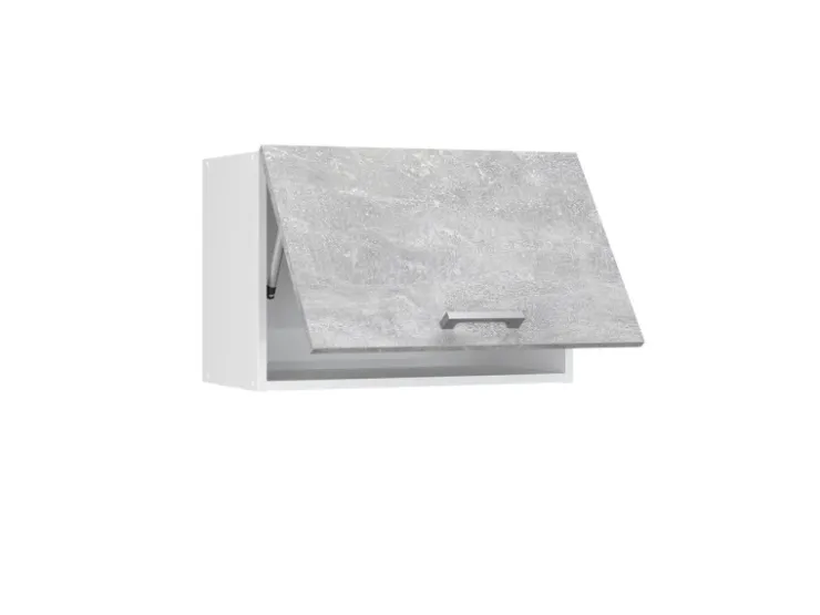 Küchenschränke<Vicco Hängeschrank R-Line Hängender Küchenschrank /Weiß 60 cm Flach Beton