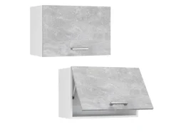 Küchenschränke<Vicco Hängeschrank R-Line Hängender Küchenschrank /Weiß 60 cm Flach Beton