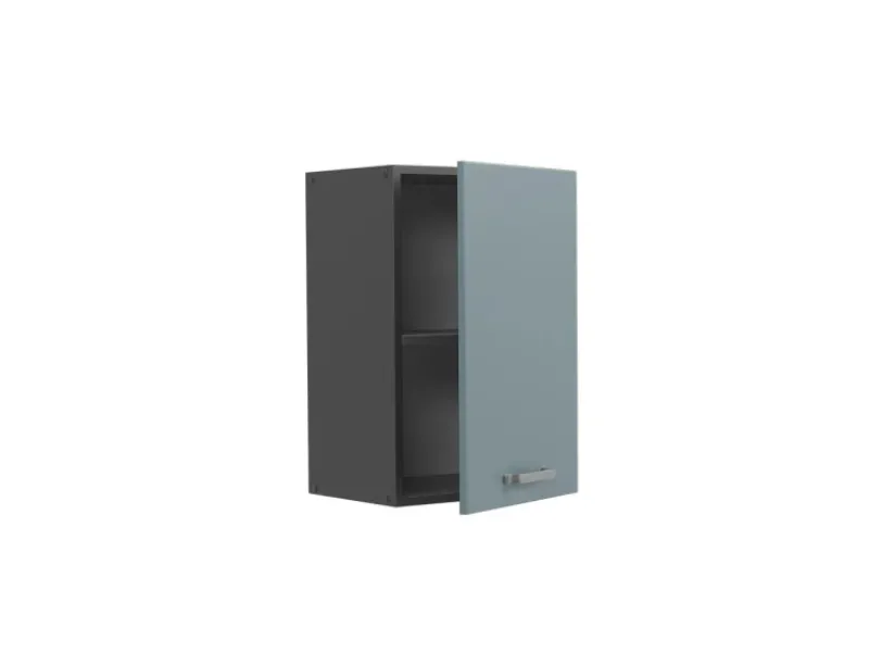 New Vicco Hängeschrank R-Line Hängender Küchenschrank Blau-Grau/Anthrazit 40 cm Küchenschränke