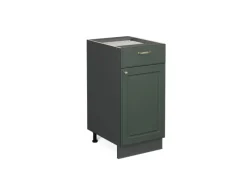 Vicco Küchenunterschrank Fame-Line Grün-Gold Landhaus/Anthrazit 40 cm ohne Arbeitsplatte Küchenschränke