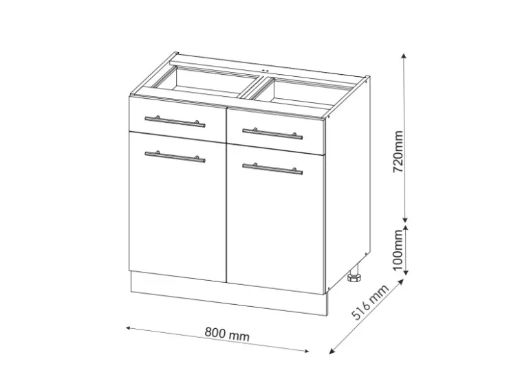 Sale Vicco Küchenunterschrank Fame-Line Bordeaux Hochglanz/Goldkraft Eiche 80 cm AP Eiche Bordeaux-Glanz