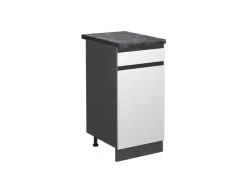 Clearance Vicco Küchenunterschrank R-Line Schubladenschrank für die Küche /Anthrazit 40 cm AP Anthrazit Weiß