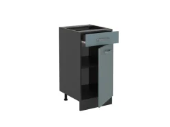 Online Vicco Küchenunterschrank R-Line Blau-Grau/Anthrazit 40 cm AP Anthrazit Blaugrau