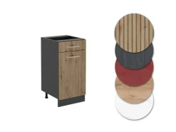 Sale Vicco Küchenunterschrank R-Line Artisan-Eiche/Anthrazit 40 cm AP Eiche Artisan Eiche