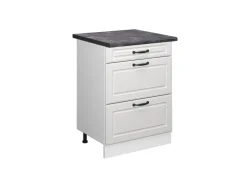 Online Vicco Küchenunterschrank R-Line Schubladenschrank für die Küche /Weiß 30 cm ohne Arbeitsplatte Küchenschränke