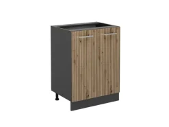 Sale Vicco Küchenunterschrank R-Line Artisan-Eiche/Anthrazit 60 cm ohne Arbeitsplatte Kücheninseln