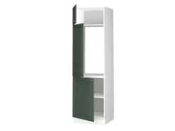 Discount Vicco Kühlumbauschrank Fame-Line Hochschrank für die Küche Grün-Gold Landhaus/Weiß 60 cm Kühlschränke|Küchenschränke