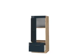 Gefrierschränke|Kühlschränke<Vicco Mikrowellenschrank Fame-Line Hochglanz/Goldkraft Eiche 60 cm Dunkelblau
