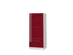 Sale Vicco Mikrowellenschrank Fame-Line Küchenregal für die Mikrowelle Bordeaux Hochglanz/Weiß 60 cm Küchenregale