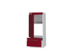 Sale Vicco Mikrowellenschrank Fame-Line Küchenregal für die Mikrowelle Bordeaux Hochglanz/Weiß 60 cm Küchenregale