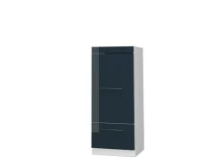 Online Vicco Mikrowellenschrank Fame-Line Küchenregal für die Mikrowelle Hochglanz/Weiß 60 cm Dunkelblau