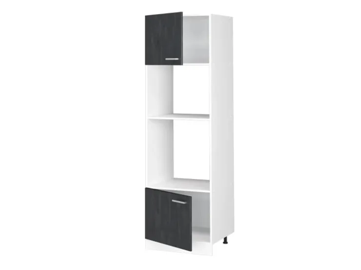 Sale Vicco Mikrowellenschrank R-Line Küchenregal für die Mikrowelle Schwarz Beton/Weiß Beton Anthrazit