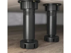 Outlet Vicco Optima Küchenzeile /Weiß 270 cm ohne Arbeitsplatte mit LED-LeistenOptima ohne E-Geräte Einbauküchen