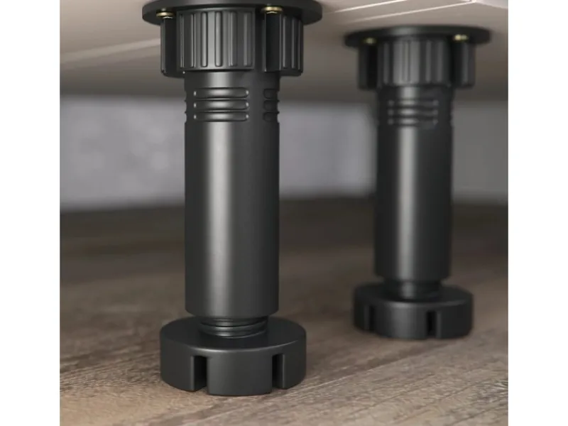 Outlet Vicco Optima Küchenzeile /Weiß 270 cm ohne Arbeitsplatte mit LED-LeistenOptima ohne E-Geräte Einbauküchen