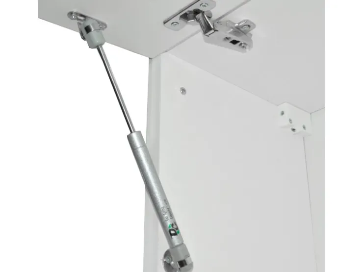 Clearance Vicco Rick Eckküche Weiß/Sonoma 267 x 167 cm AP MarmorRick ohne E-Geräte Sonoma-Weiß