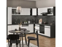 New Vicco R-Line Eckküche /Anthrazit 257 x 277 cm J-ShapeAP Anthrazit ohne E-Geräte Winkelküchen|Single-Küchen